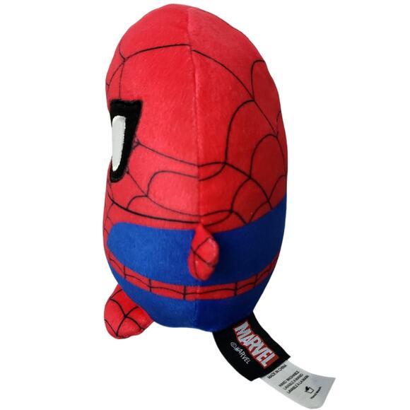 Marvel Cuutopia Spiderman 6" Plush Toy 2022 Mattel Red & Blue - Picture 2 of 7